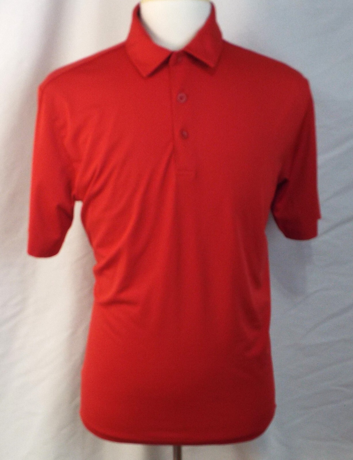 Columbia Men’s Polo Golf Shirt Short Sleeve Shirt Size Large Red Free Returns