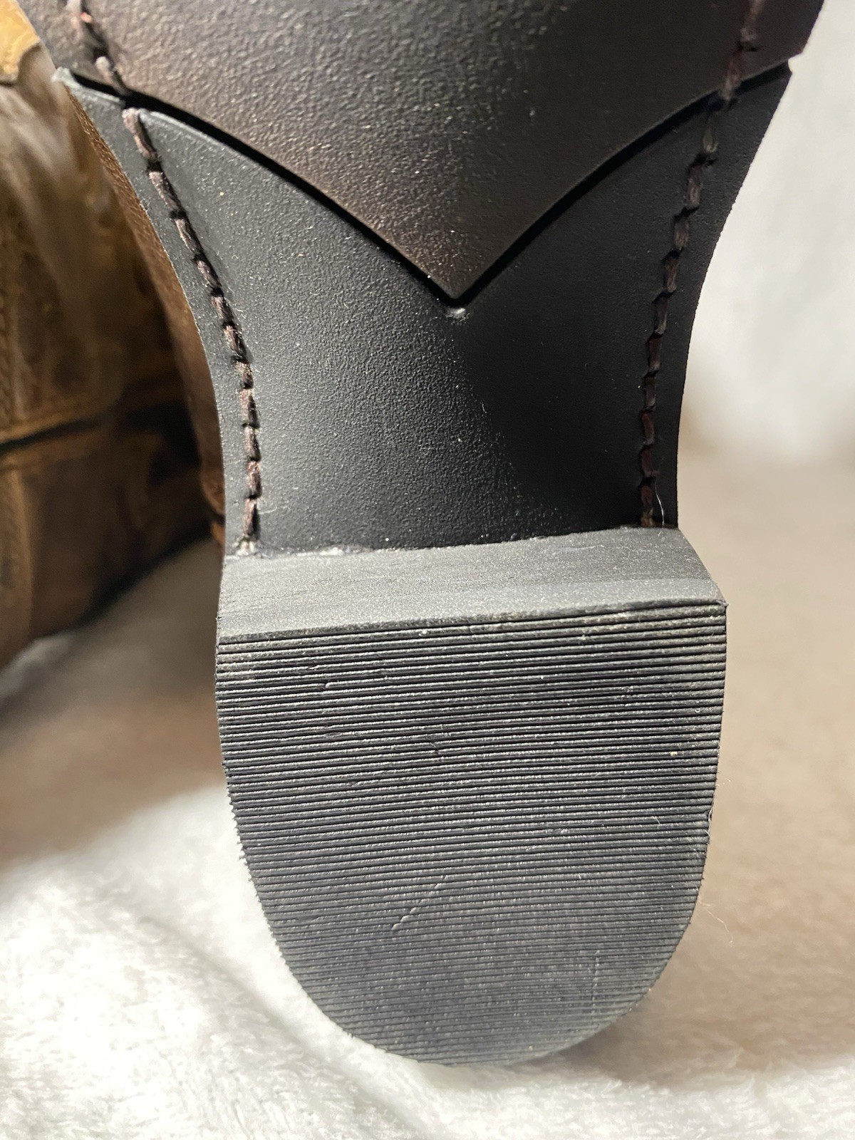 Laredo Authentic Western Leather Boots NEW Women’s 7.5 Snip Toe