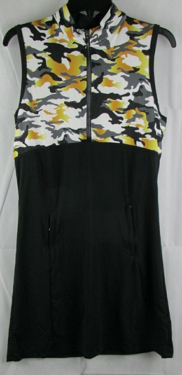 GG Blue Luxe Sport Womens Carrie Dress Sleeveless Eclipse Black Size Medium