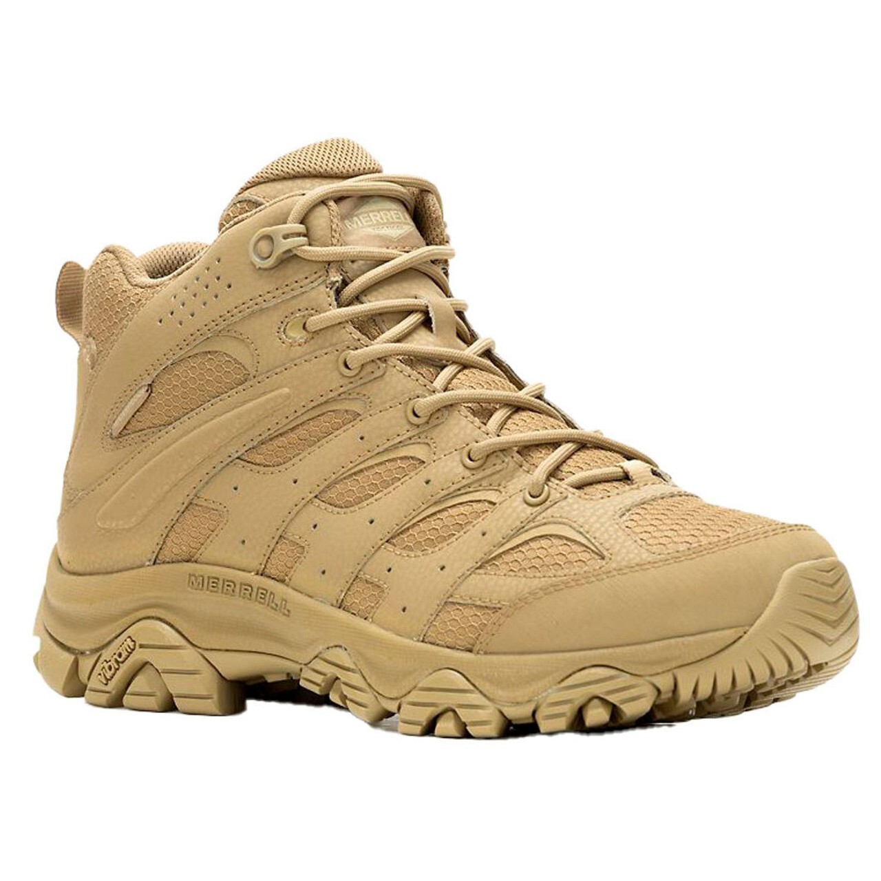 Merrell Men’s Moab 3 Mid Tactical Waterproof Coyote Boot
