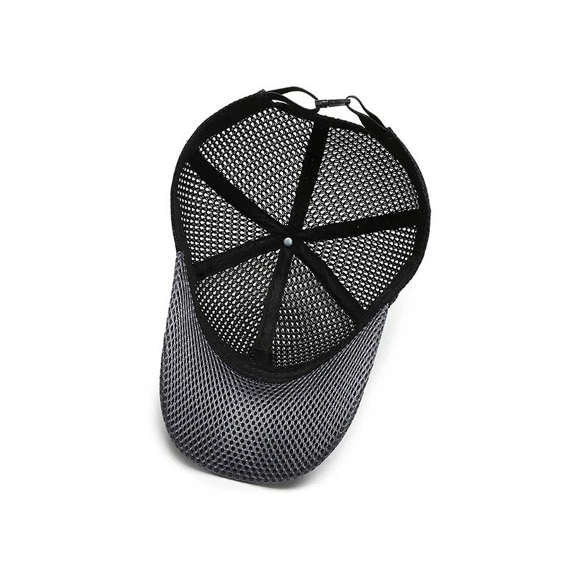 Men’s Breathable Mesh Baseball Cap Summer Outdoor Hat Trucker Cap Gym Fun Gift