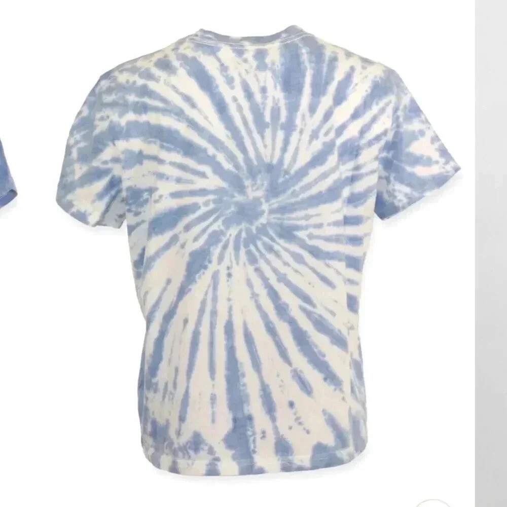 Rails Love Your Planet Graphic Short Sleeve T-Shirt Tie-Dye Blue XS