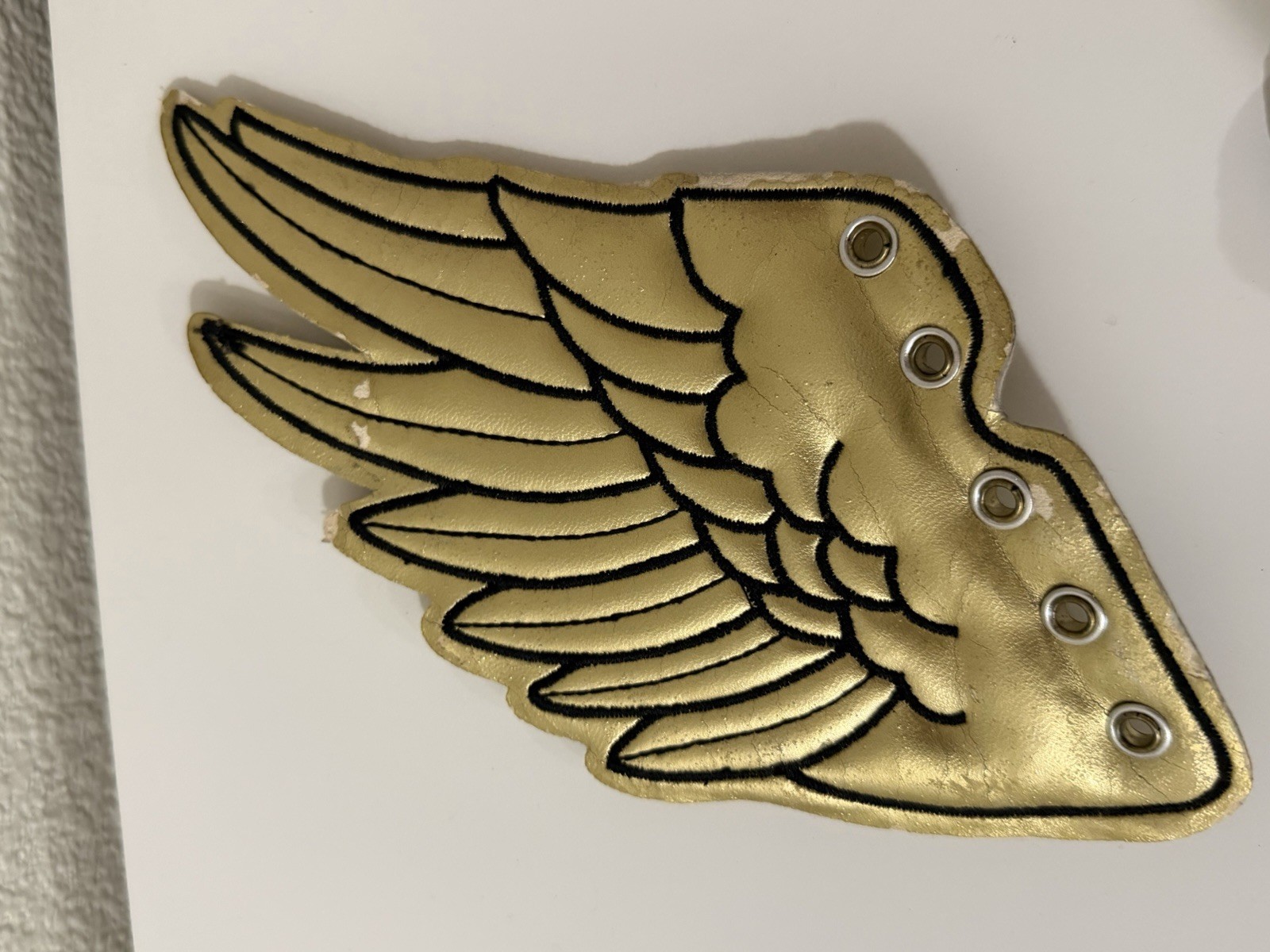 Adidas Jeremy Scott Metallic Gold WINGS 2008 JUST THE WINGS/LACE (read desc!!)