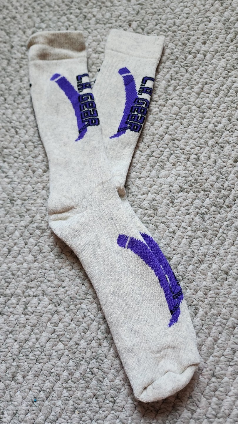 NWOT Vintage LA Gear Mens Socks 80’s 90’s Made In USA Cushioned Tube Sock
