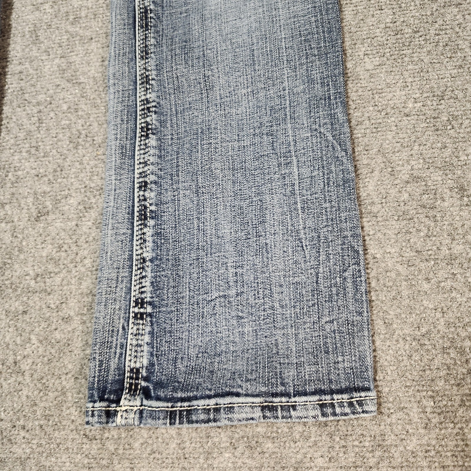 BKE Aiden Jeans Mens 33×31 Blue Bootleg Stretch Denim Rodeo Cowboy
