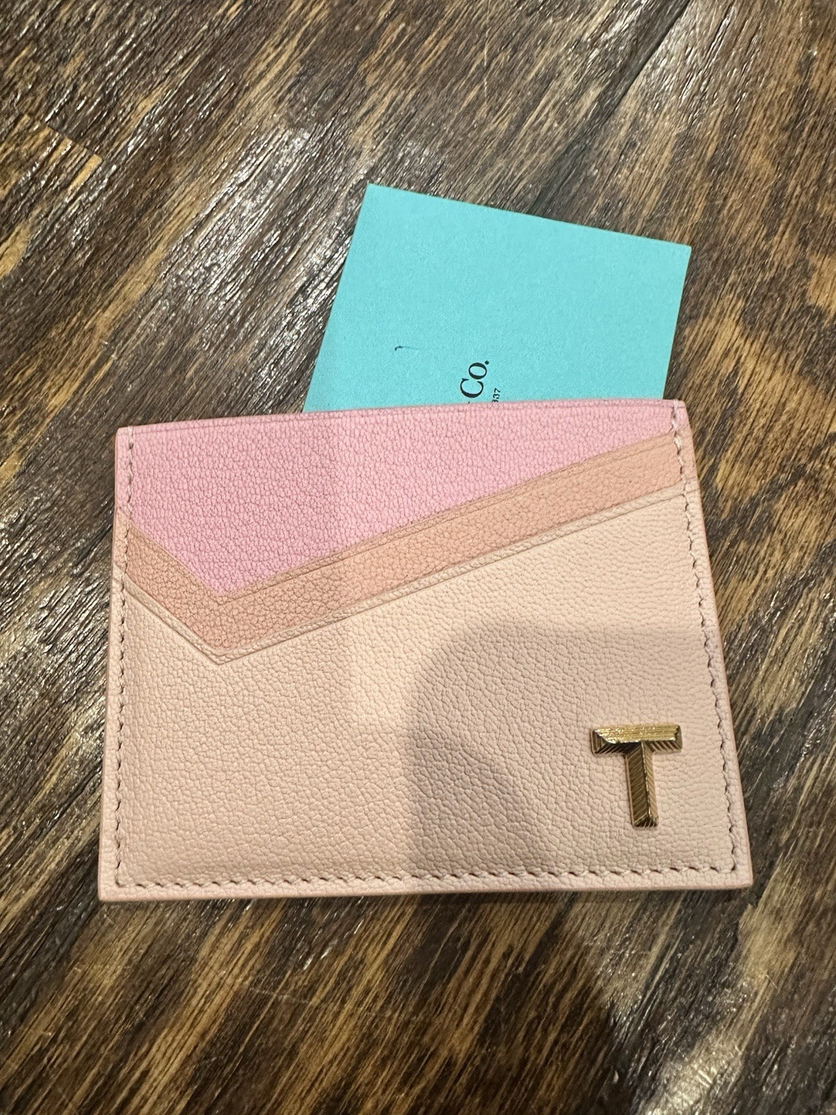 NEW Viral Tiffany & Co Pink Card Holder Wallet