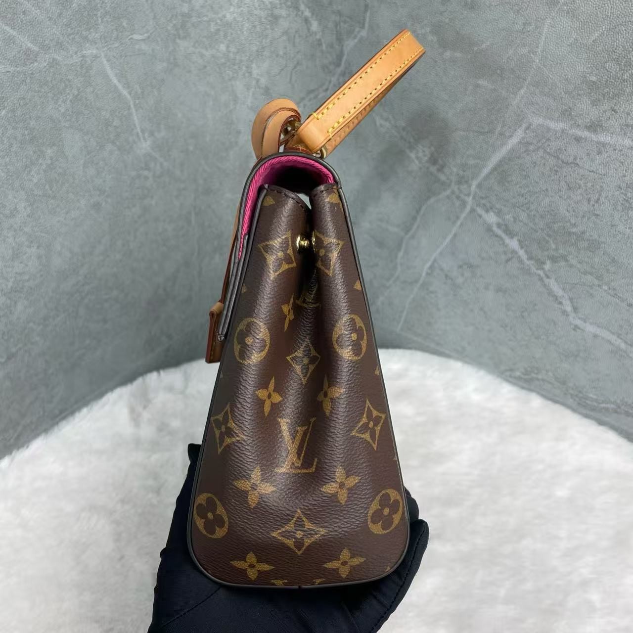 Louis Vuitton Cluny Top Handle Bag Monogram Canvas BB