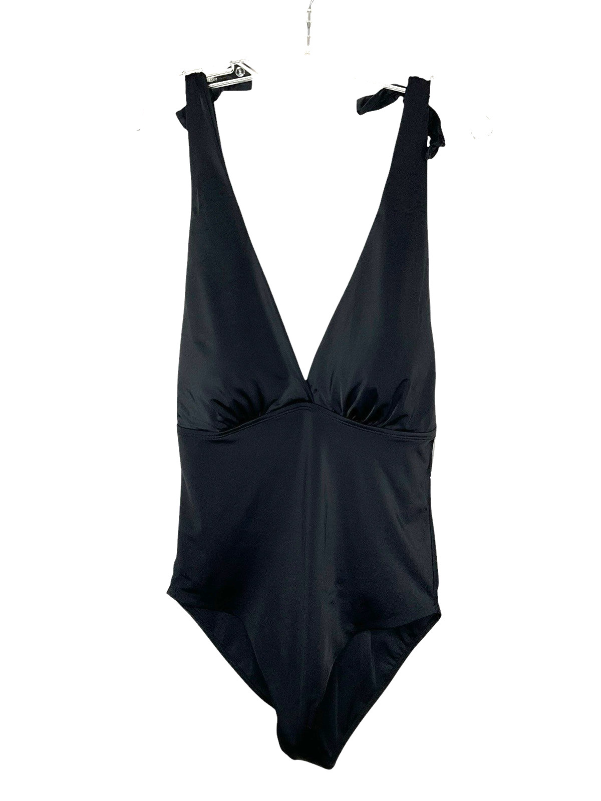 Kim Gravel x Swimsuits For All Tie Shoulder One-Piece Suit A481910 Black Size 14
