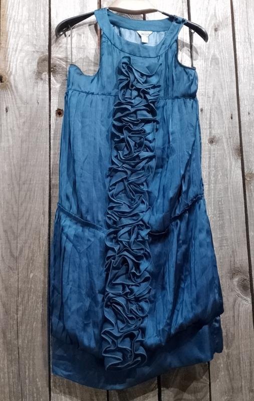 Women Moschino cheap & chic dress turquoise silk 36