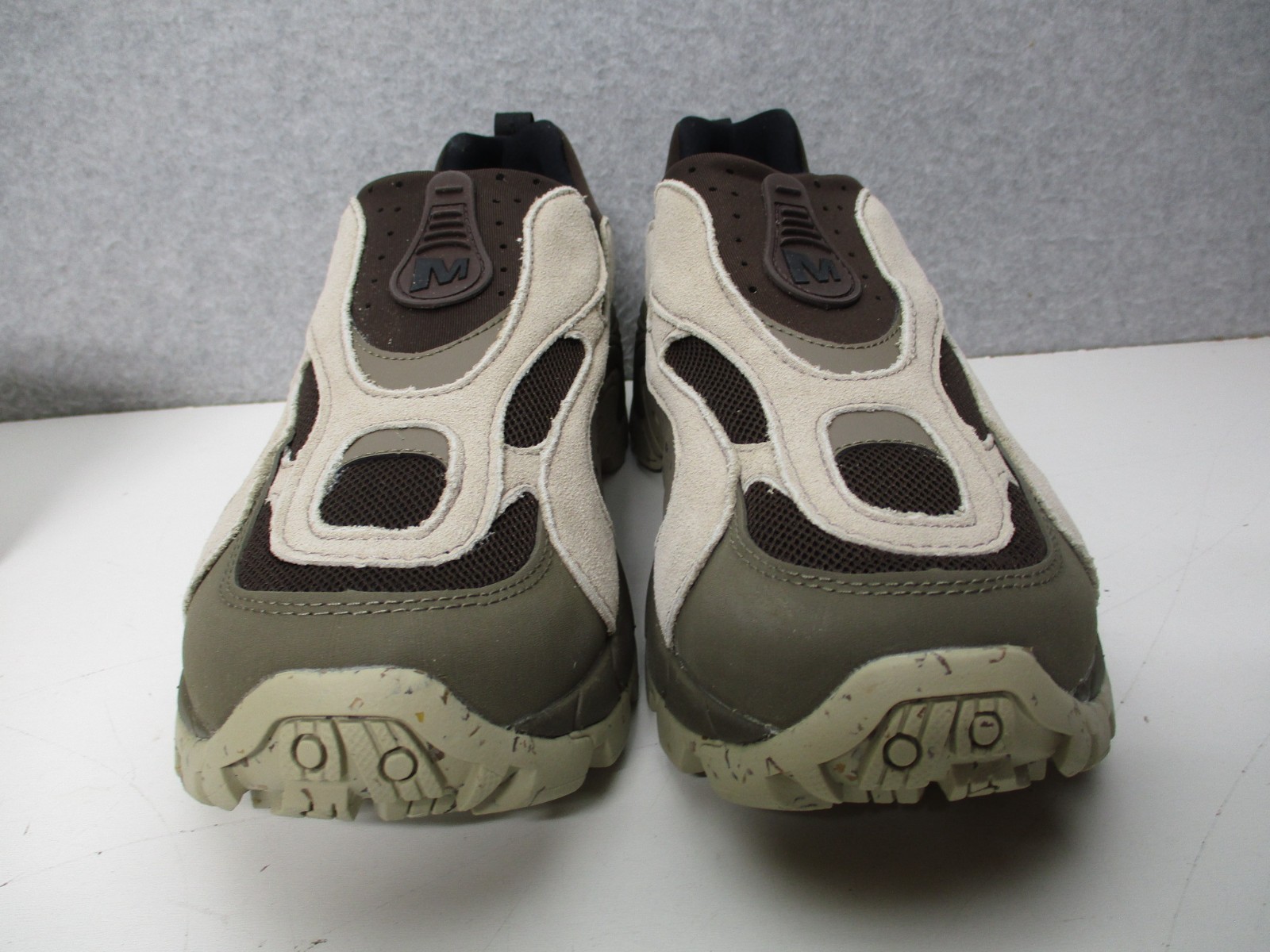 Merrell Moc Speed Streak Evo SE Suede Slip-On Shoes Brown/Beige Mens Sz 11