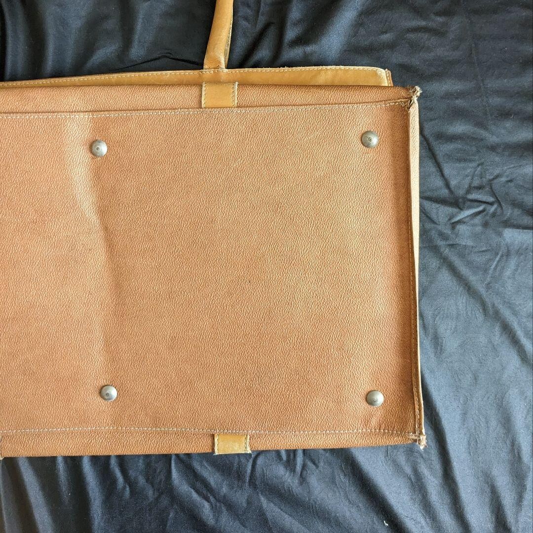 Courreges Boston Bag 21.6 inches Brown JAPAN