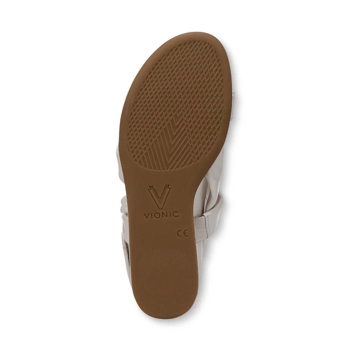 Vionic Geneva Strappy Toe Post Sandal Women’s Leather Arch Support Comfort