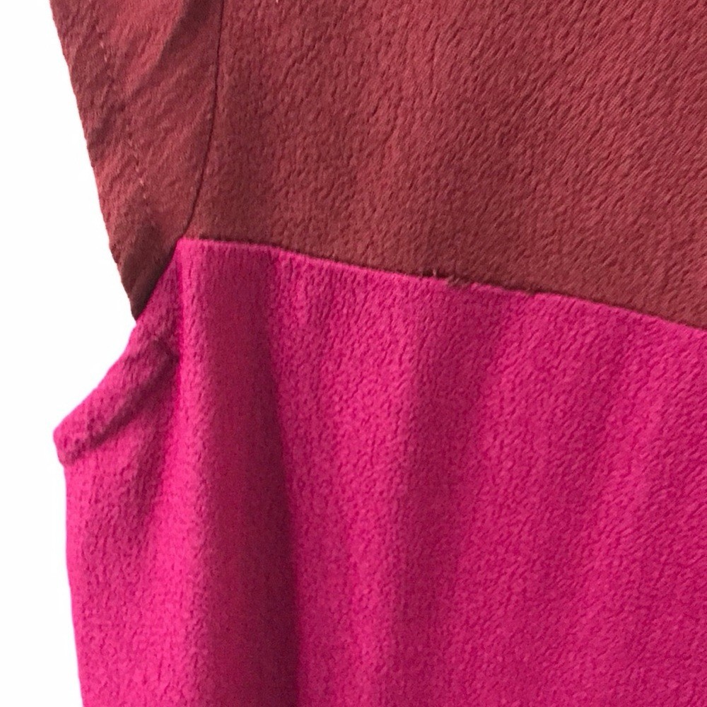 Old Navy Dress size small color block Burgundy Sleeveless Casual SEE NOTES