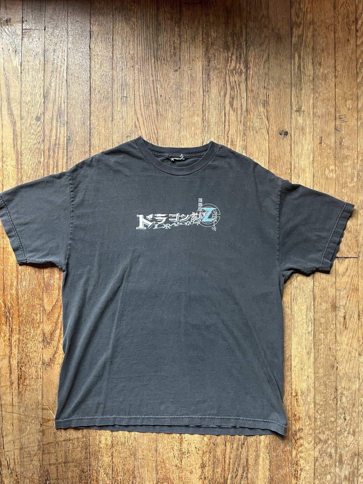 2001 Dragon Ball Z Goku Vegeta Trunks graphic Mens L Black Crew Neck Tee