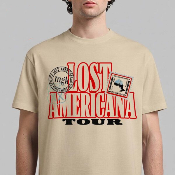 Machine Gun Kelly Lost Americana Tour 2026 T-Shirt Unisex Cotton All Sizes CB088
