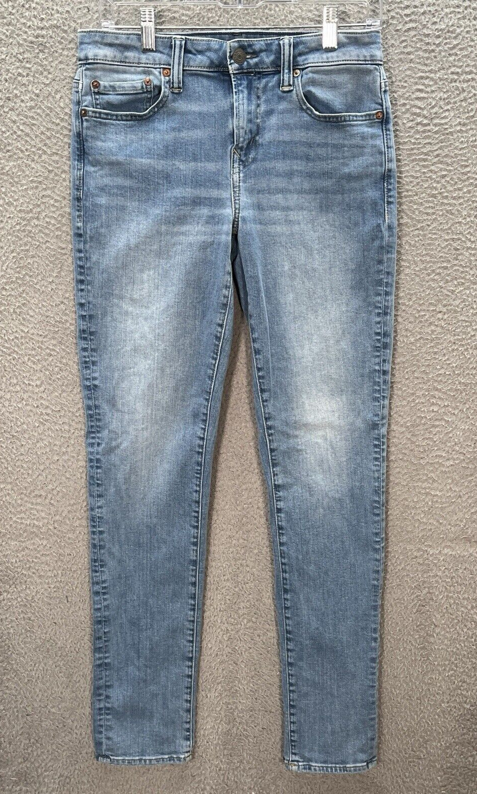 American Eagle Jeans Mens 30×34 Blue Skinny Next Level Flex Distressed Preppy