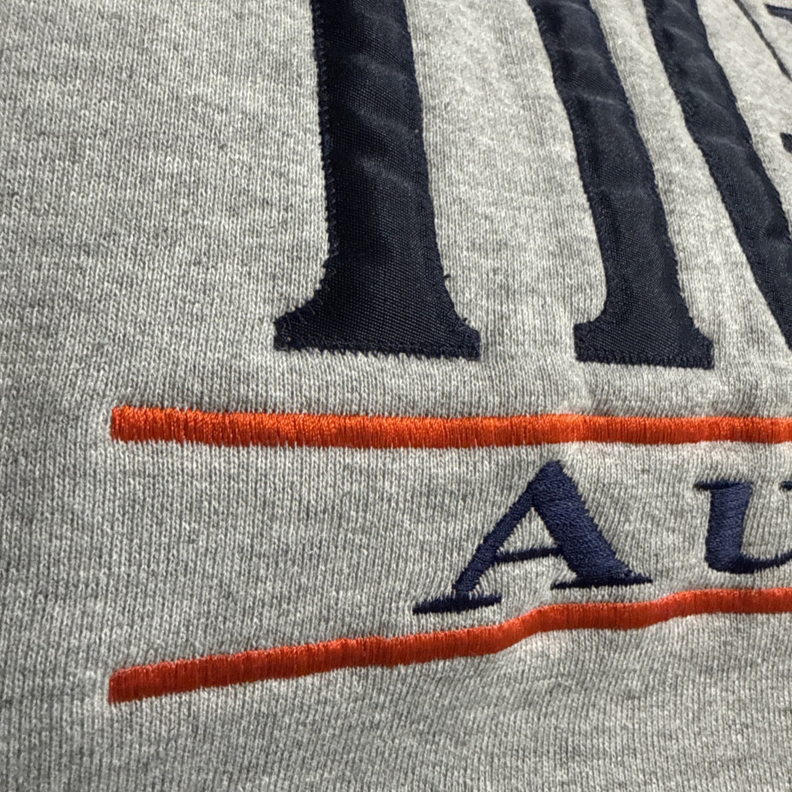 Vintage 90s Russell Athletic Auburn Tigers Crewneck Sweatshirt Mens L Gray USA