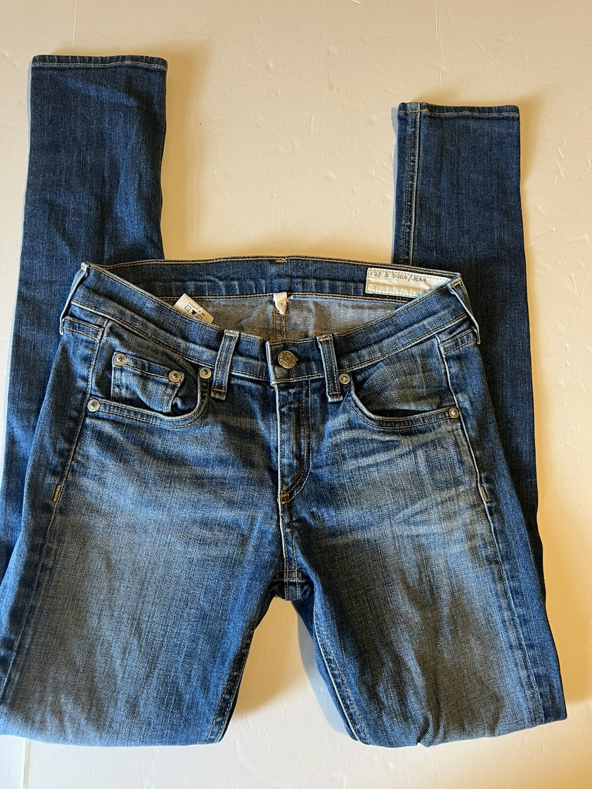 RAG & BONE Women’s Size 26 Waist Jeans Kingsland Pants Skinny Mid Rise