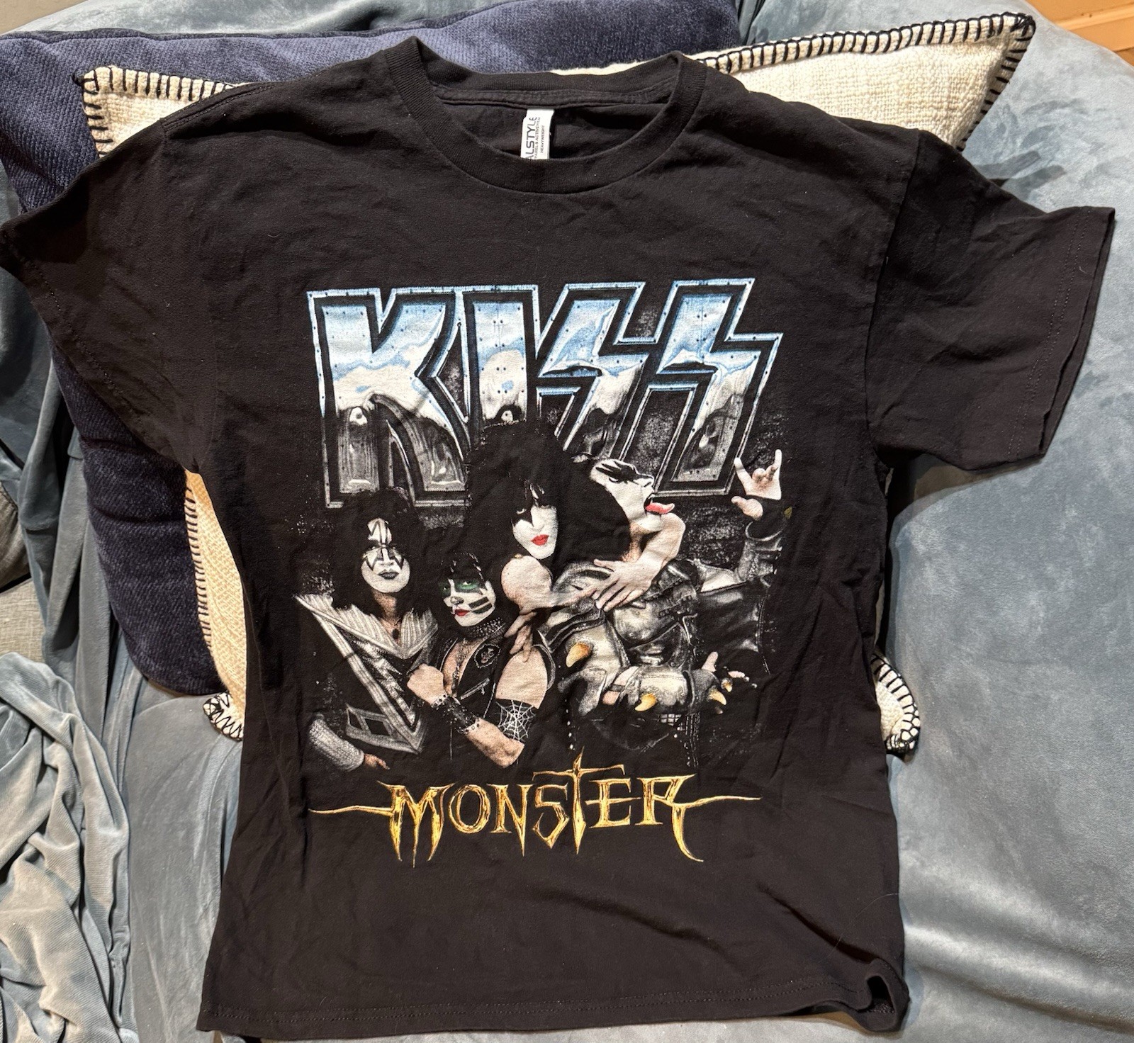 KISS Monster T-Shirt Size M Black