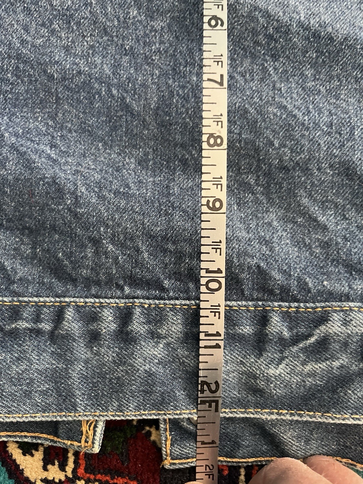 Vintage 90s Levi Type 3 Dark Wash Men’s Size Large Made In USA Denim Trucker L