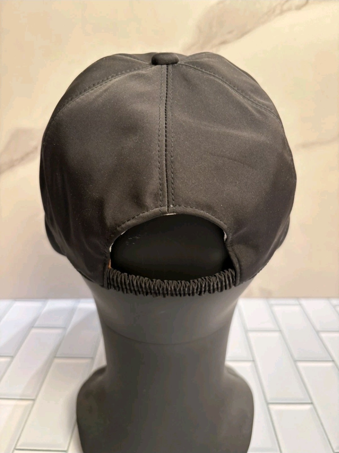 Loro Piana Storm System Microfiber Baseball Cap Men’s Large Black