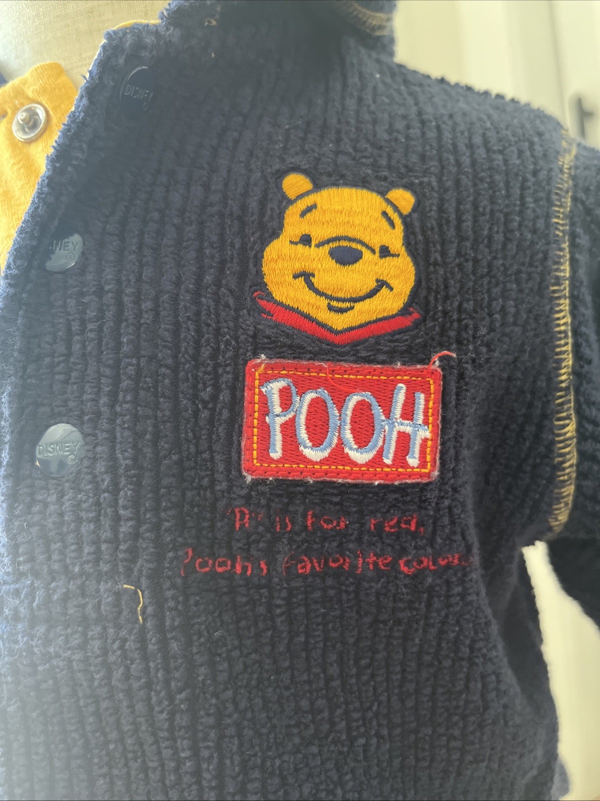 Y2K Winnie The Pooh 3 Months Pullover
