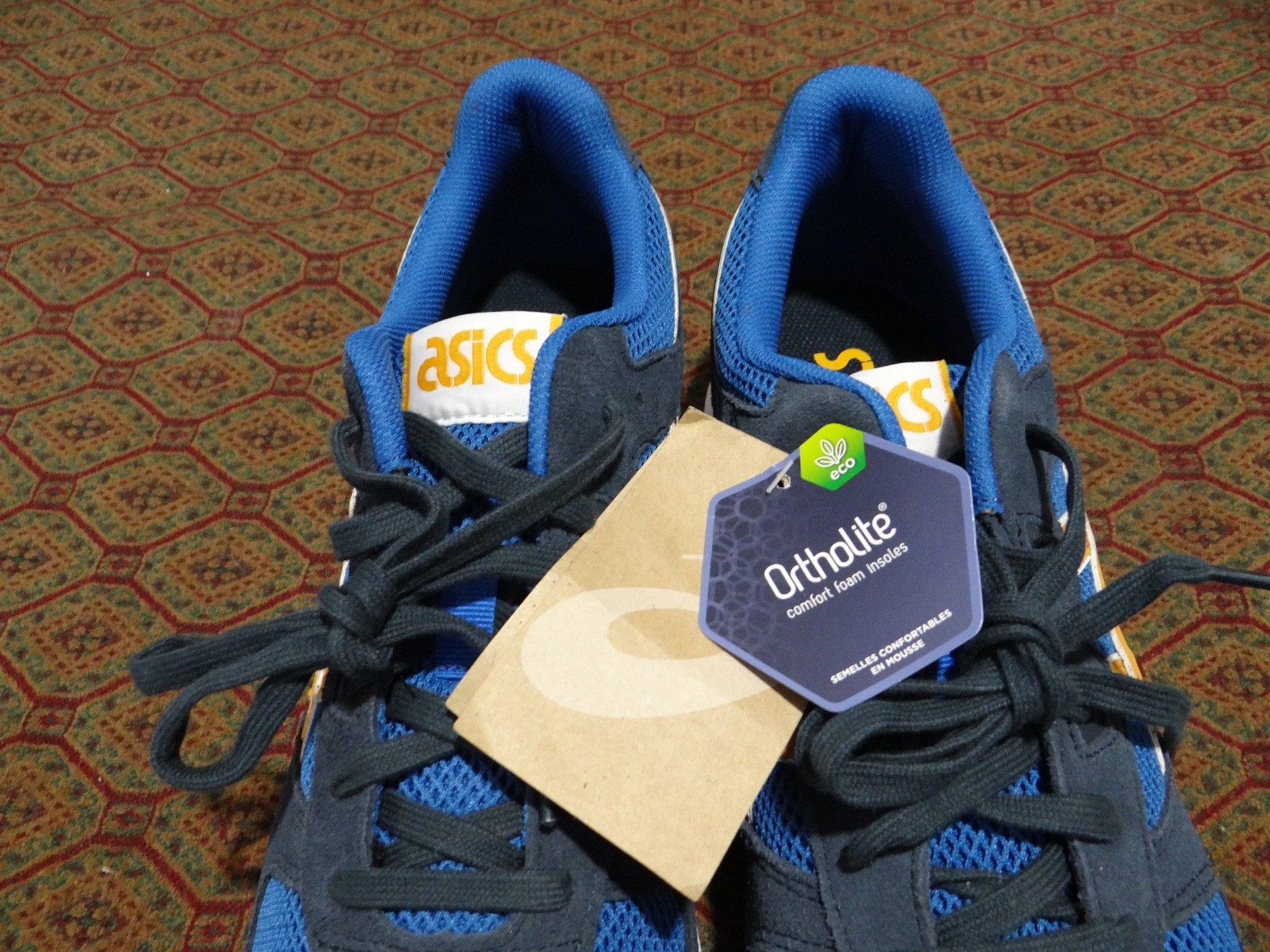 ASICS Lyte Classic ‘Blue Yellow’ Men’s 13 Retro Sneakers 1201A449 Rare NEW NWOB