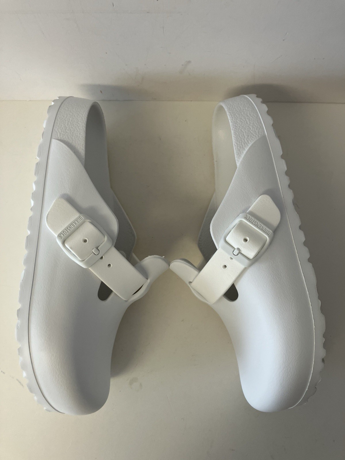 Birkenstock Boston Eva Clogs Bone White Slip On Size 37 US W6 M4 EXCELLENT