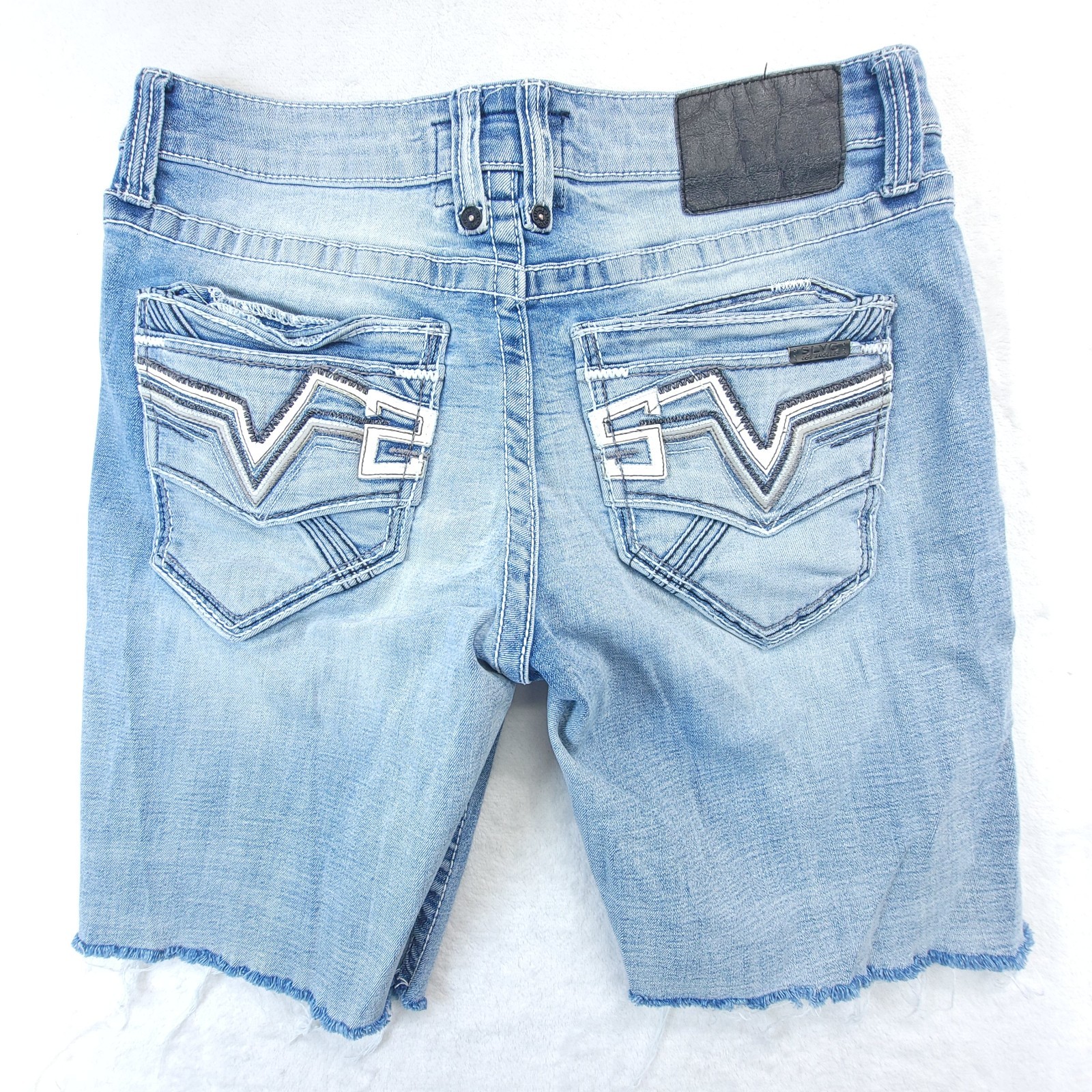 Salvage BKE Denim Shorts Mens 33 Blue Mayhem Jean Cutoffs