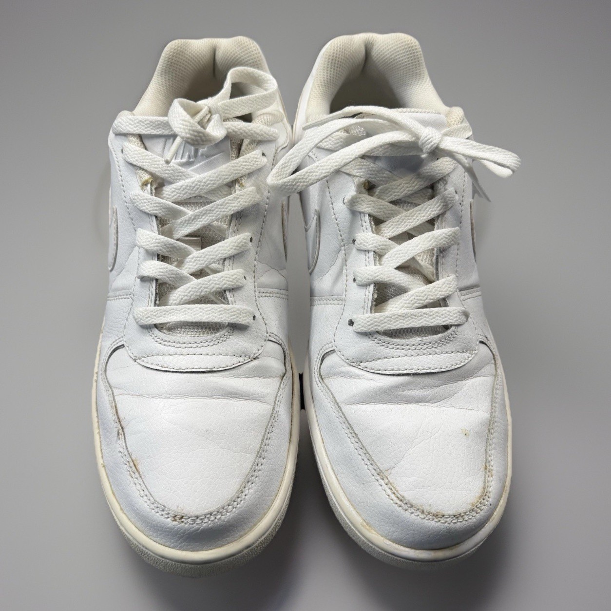 Size 10.5 – Nike Court Vision Next Nature Low Triple White