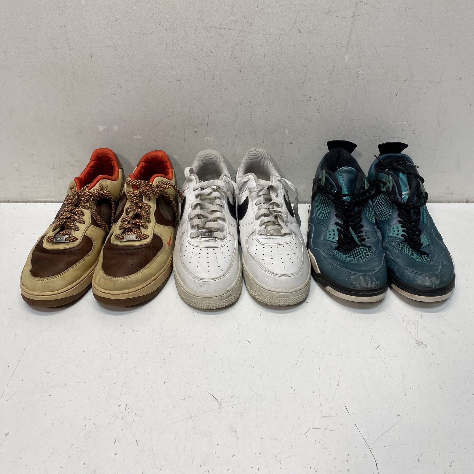 Nike Air Force 1 & Flight Origin 2 Sneaker Bundle 3 Pairs Men’s Size 11