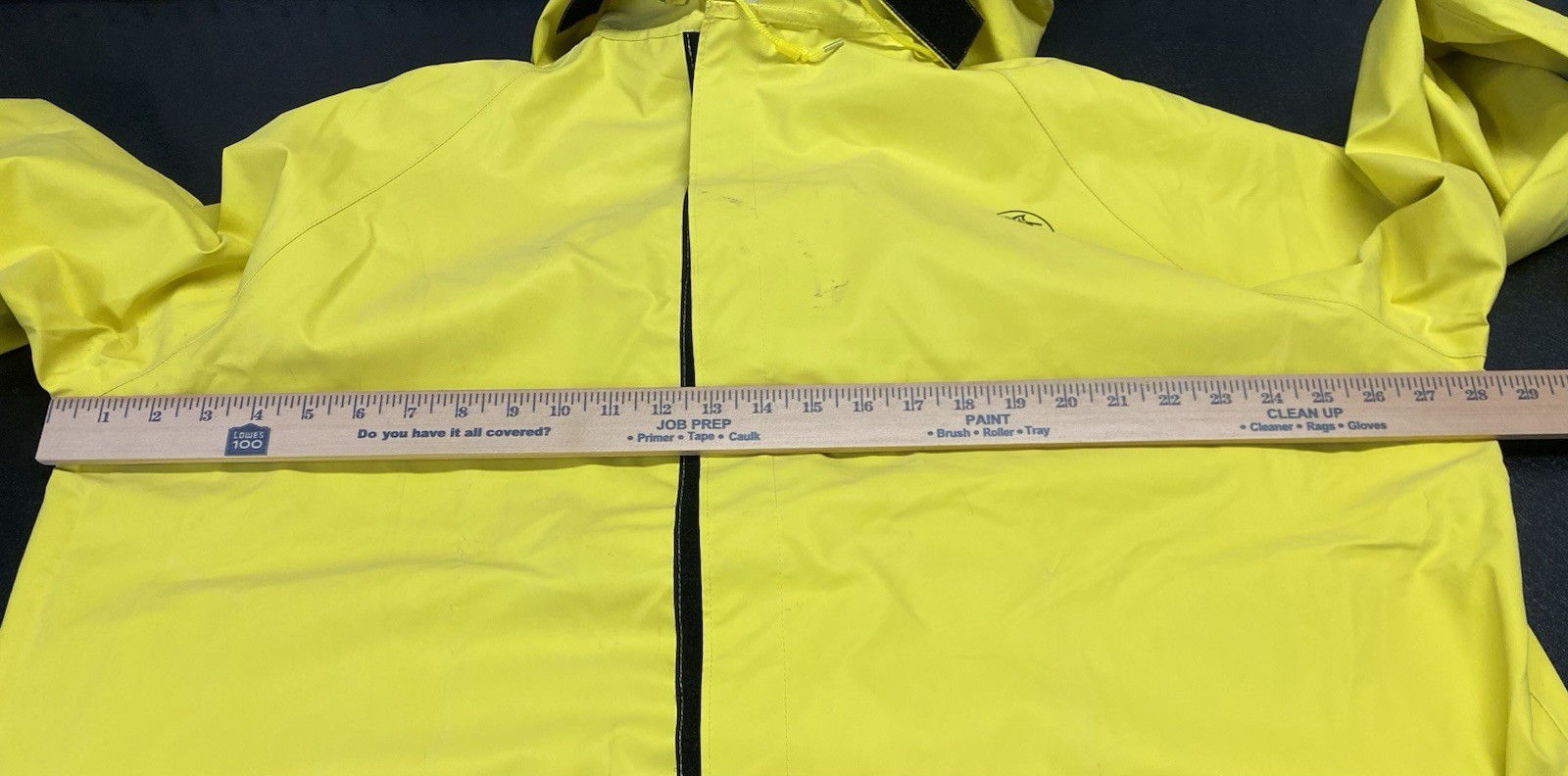 MCR Safety Men’s Workwear Rain Jacket Steel Zip & Overlapping Storm Flap Medium