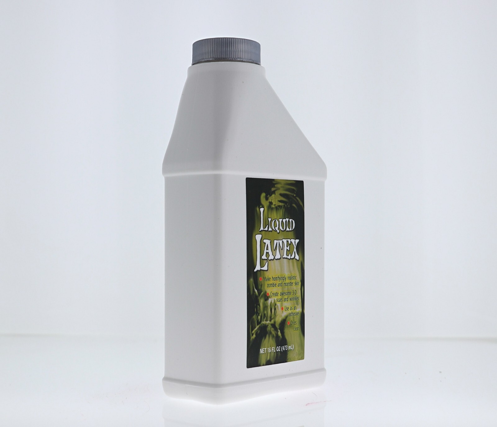 Liquid Latex 16 oz/1 Pint Bottle Halloween Horror Facial Makeup Adhesive