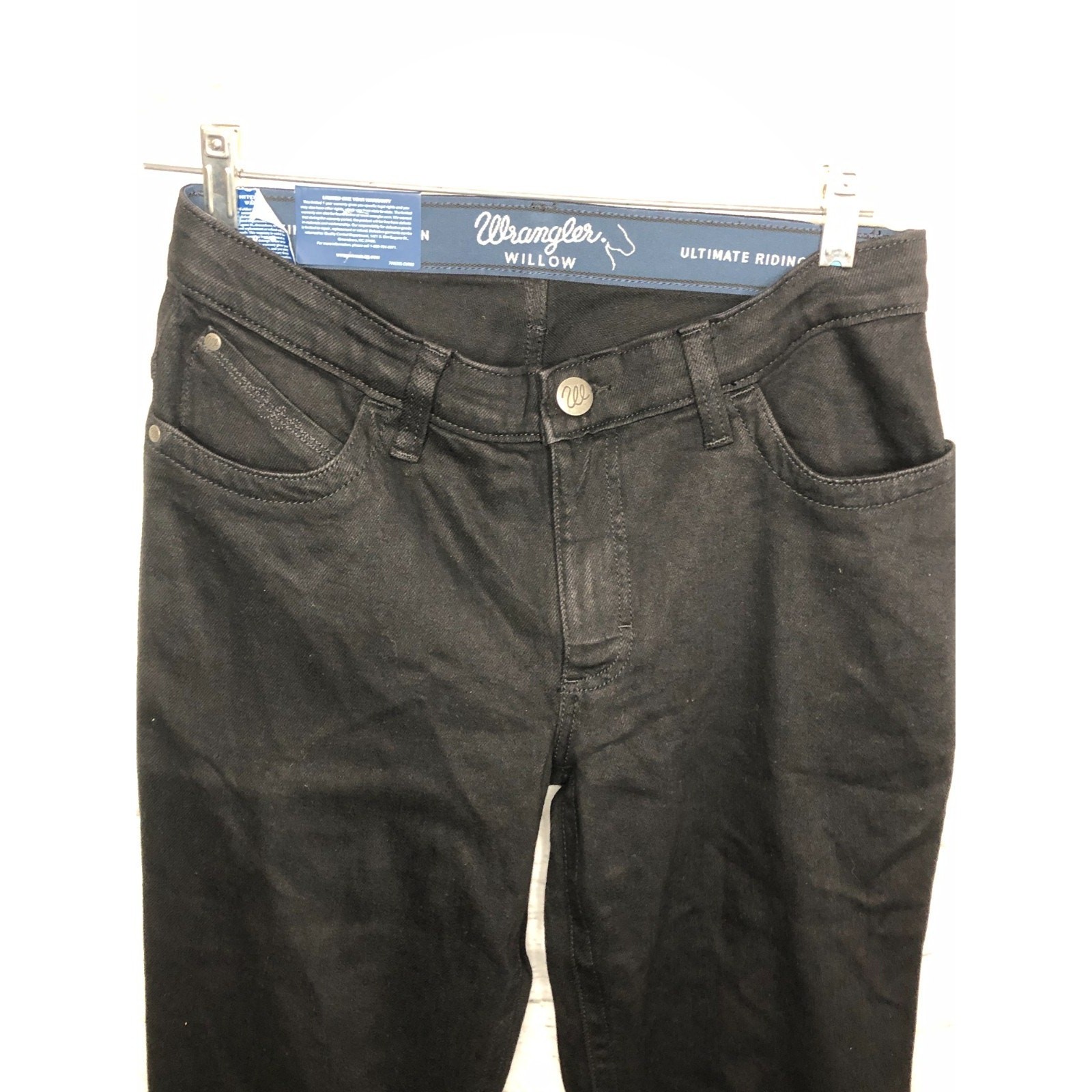 Wrangler Willow Ultimate Riding Jeans 30/9×36 Black Denim