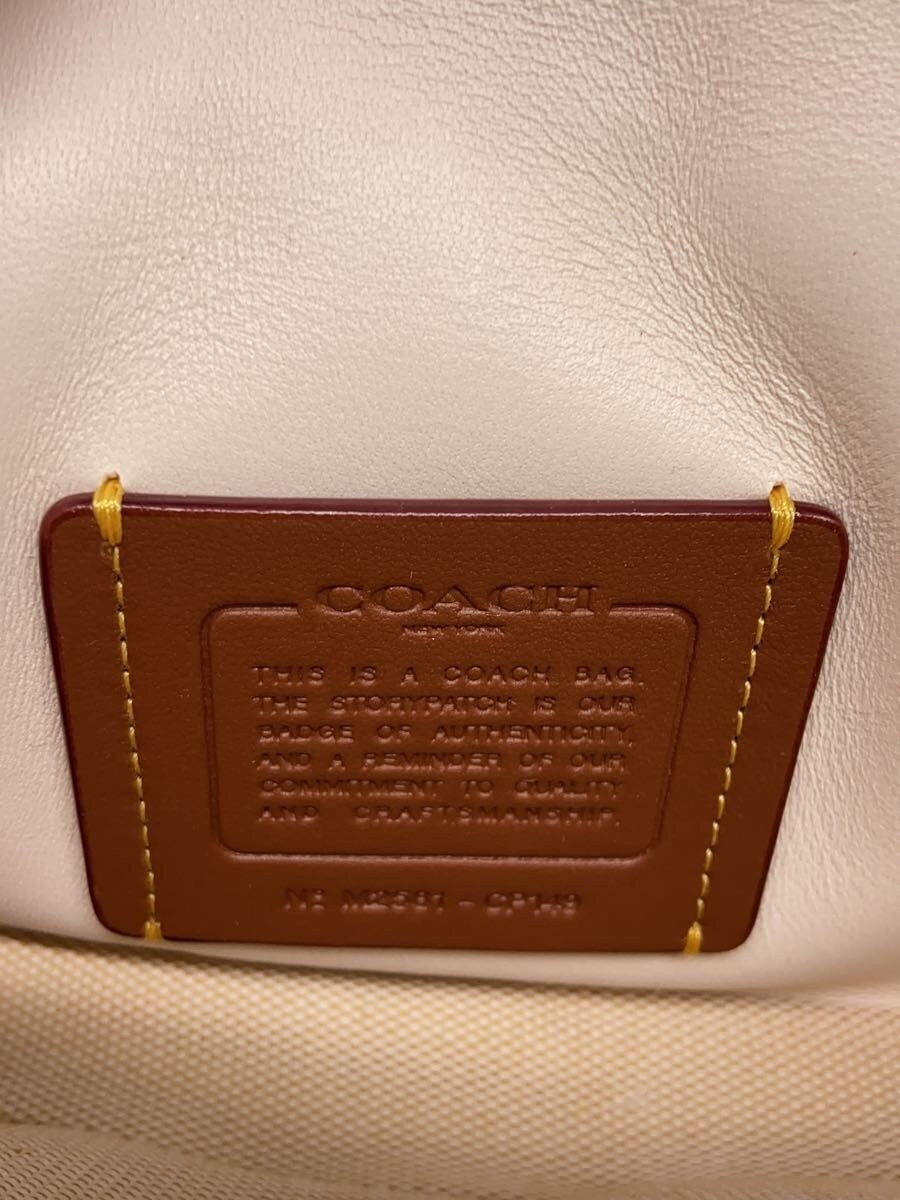 COACH shoulder bag leather WHT CP149 tabby from Japan