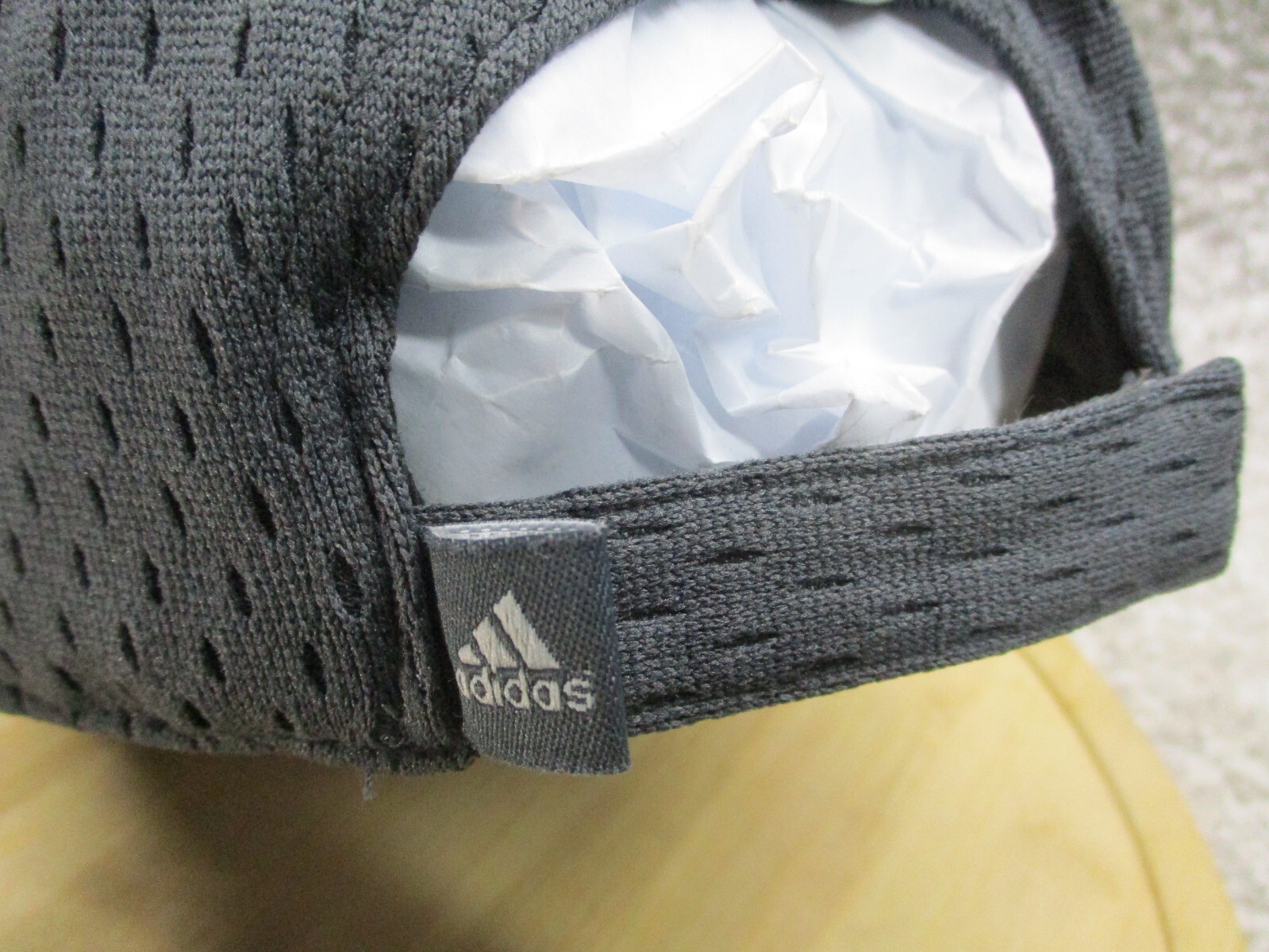 Adidas Hat Youth Gray Mesh Adjustable Sports School Outdoor Gym Baseball GUC