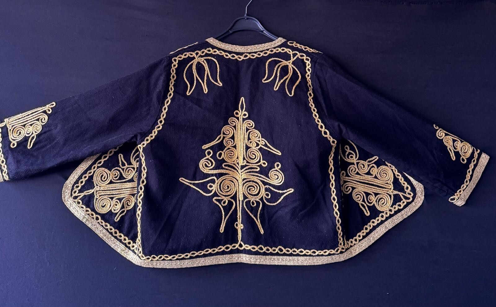 Anatolian Cepken and Shalwar Costume, Vintage Embroidered Jacket, Ottoman Model