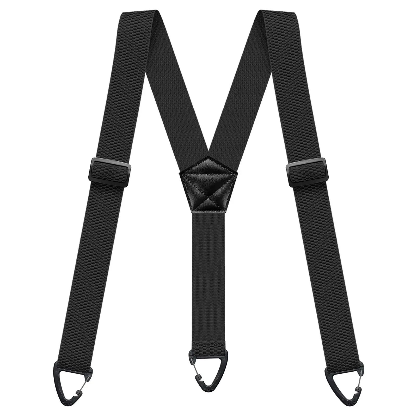 Heavy Duty Elastic Suspenders for Men Trouser Pants Braces Strap Work Belt UK