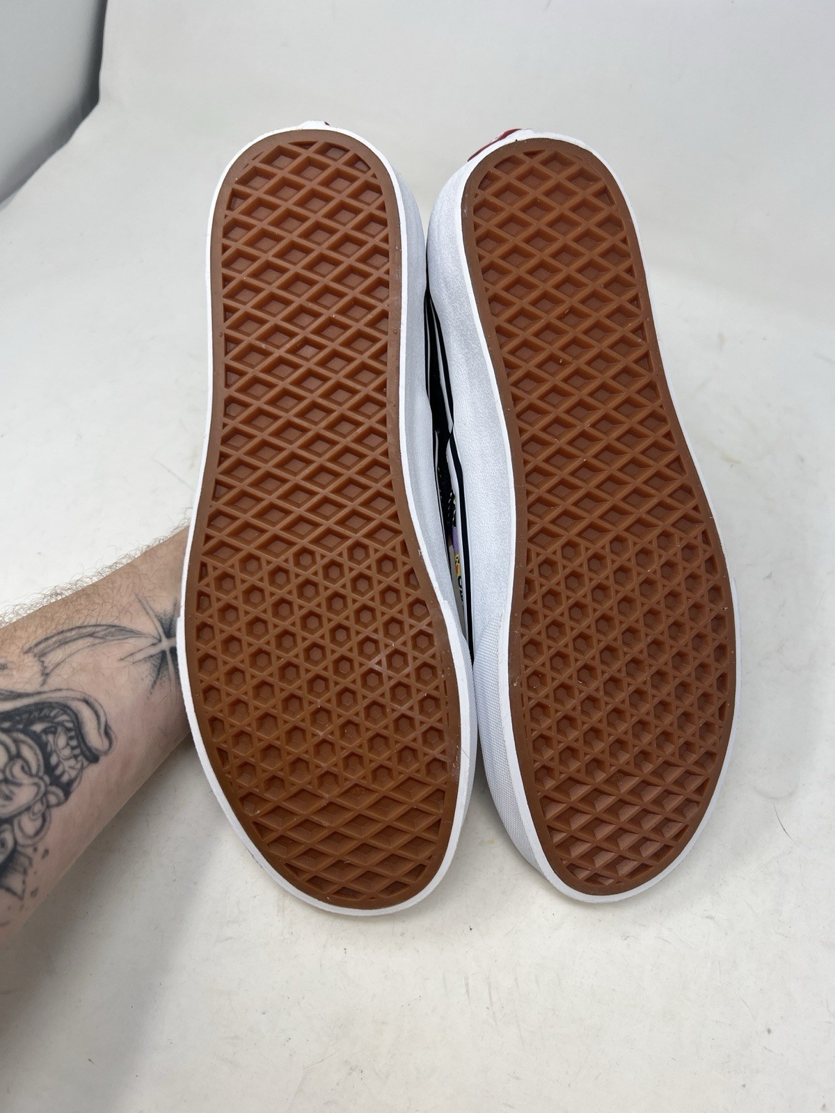 Vans Classic Slip On Radically Happy Black Skate Shoe Sneaker Men’s 8 Women 9.5