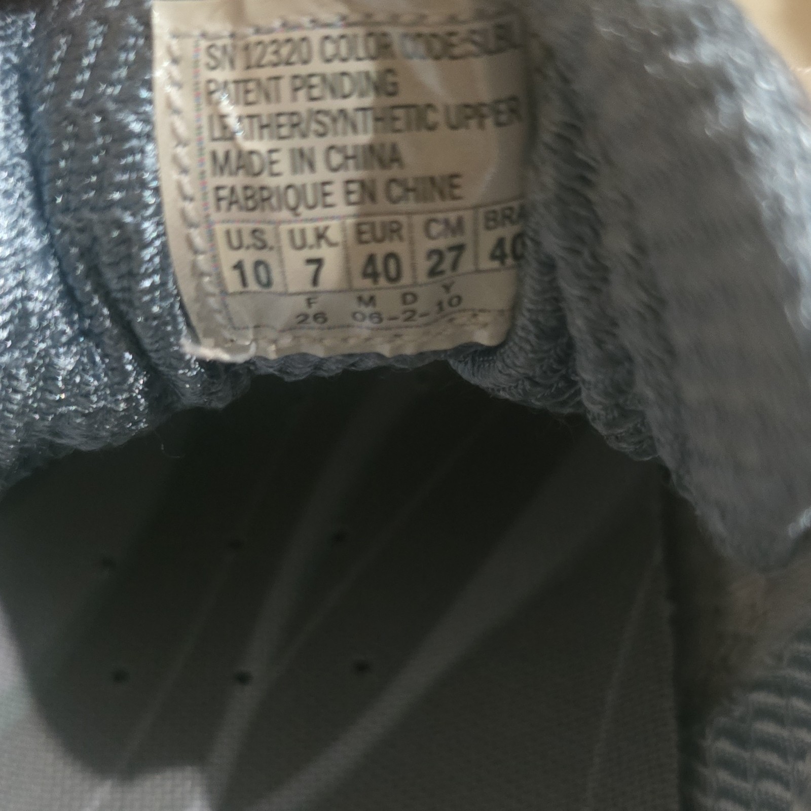 SKECHERS Shape-ups XF Extended Fitness Toning Cushioned Silver Blue Sneakers