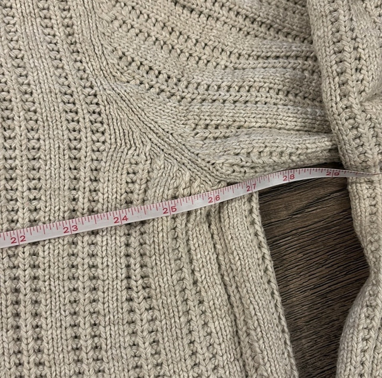 Tasso Elba Men’s 1/4 Zip Mock Neck Knit Sweater Pullover XL Beige Cotton