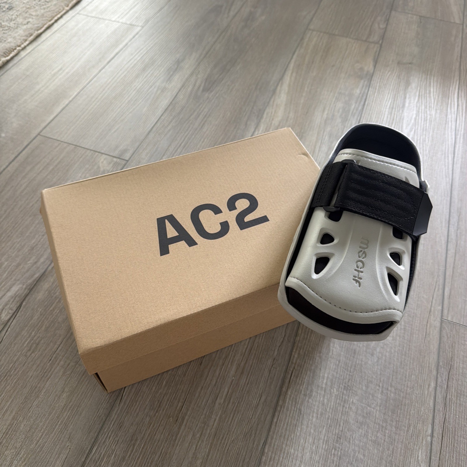 LIMITED EDITION MSCHF Mens AC2 Air Cast Slides Gray Blue – Size 12