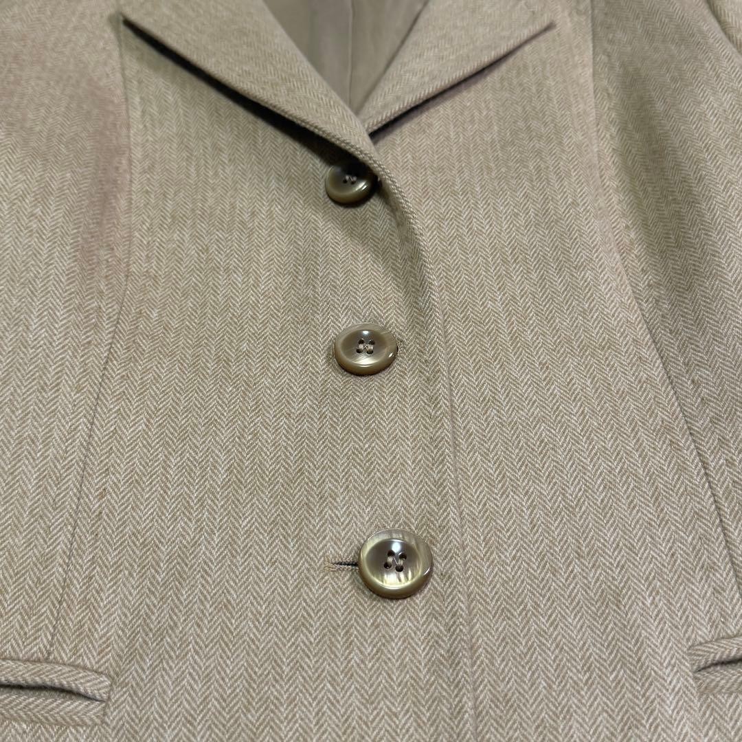 Max Mara tailored jacket, women’s, wool, beige, size S