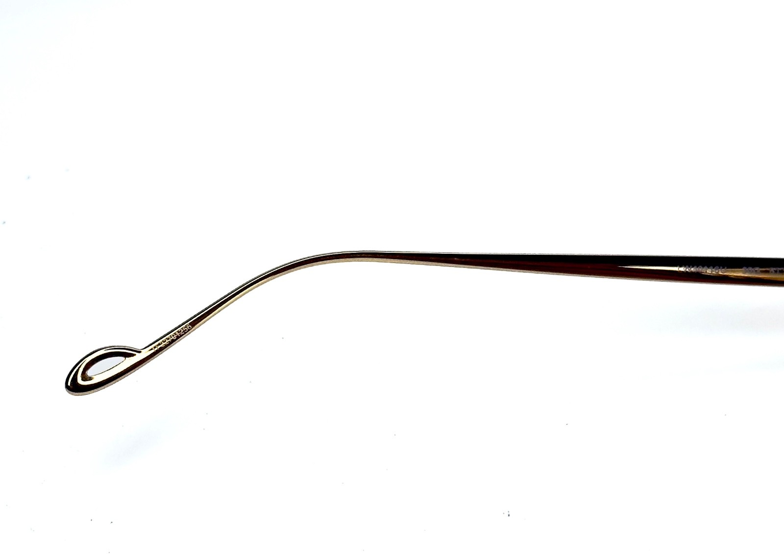 LOEWE LW40116U 40116 Metal 3D ANAGRAM Mask White Gold Mirrored Sunglass 25G