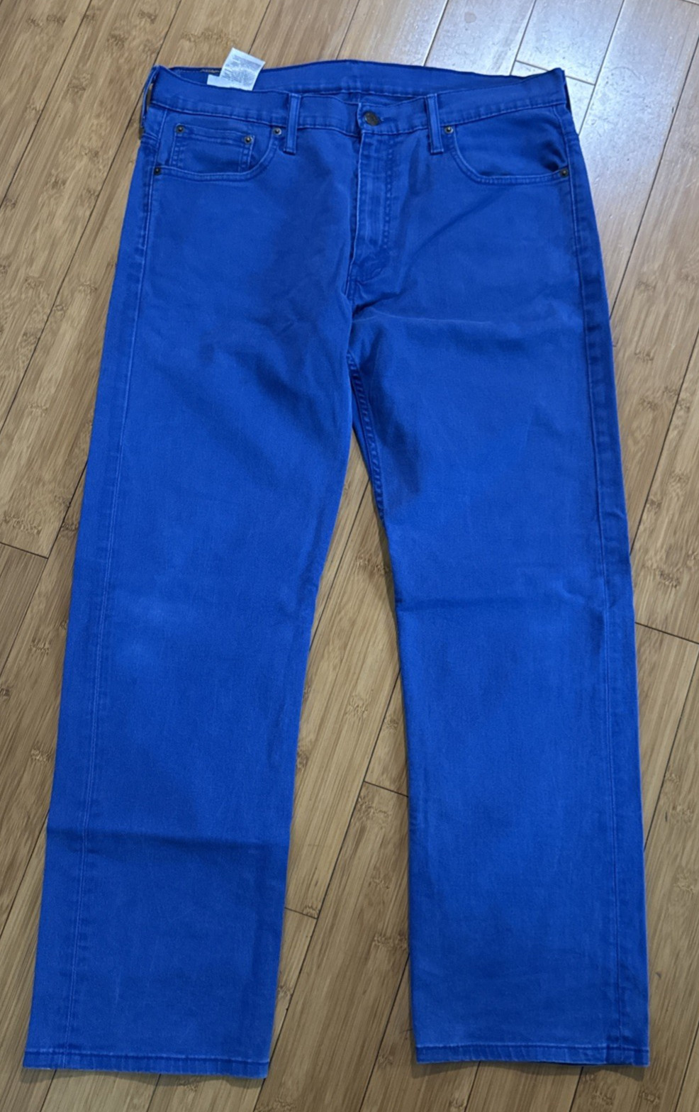 Levi’s 569 Loose Fit Jeans 34 x 32 Blue Colored Strechy Denim Y2K