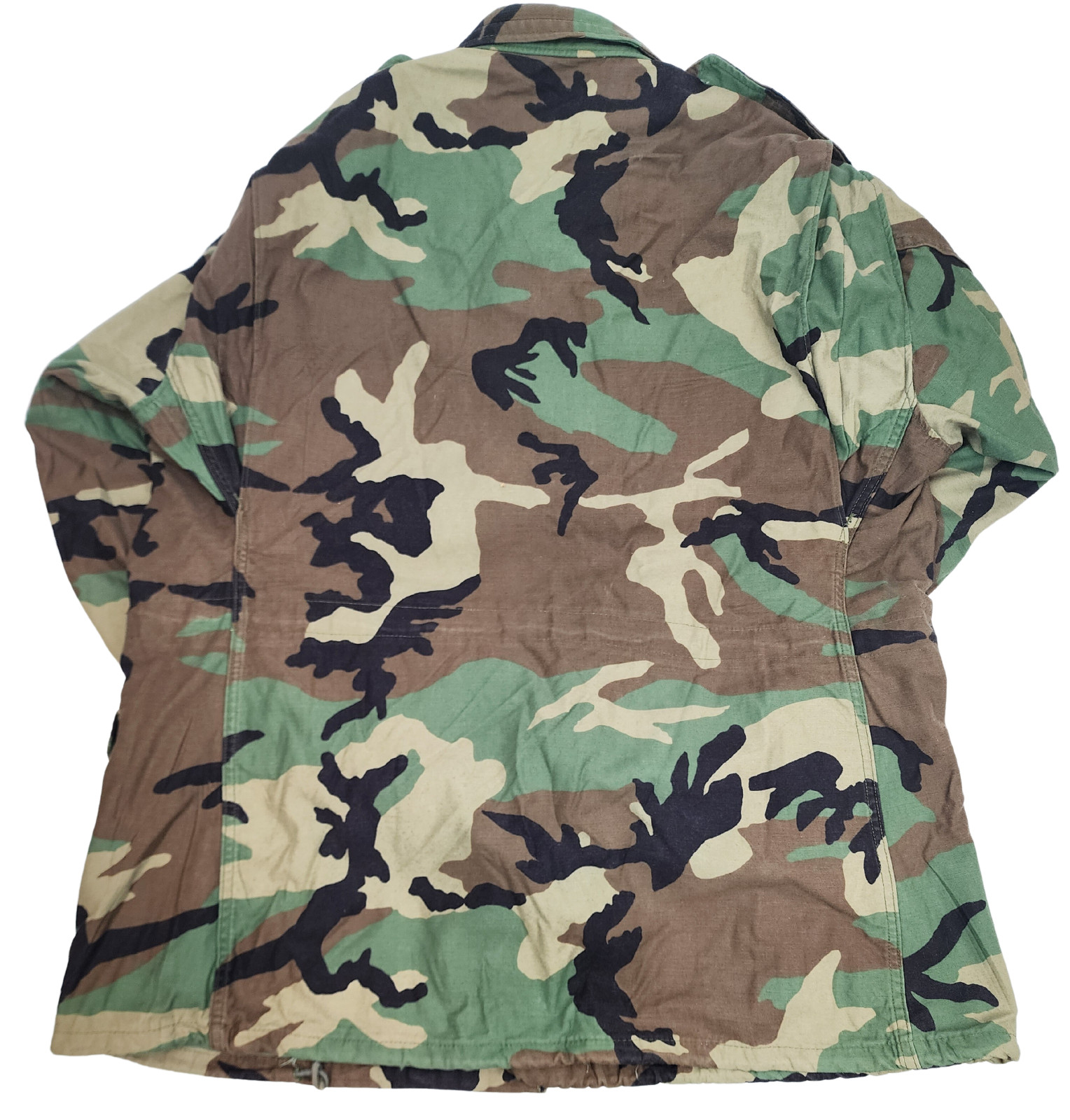 Used US GI Woodland Camo M-65 Field Jacket *mocinc.1982*