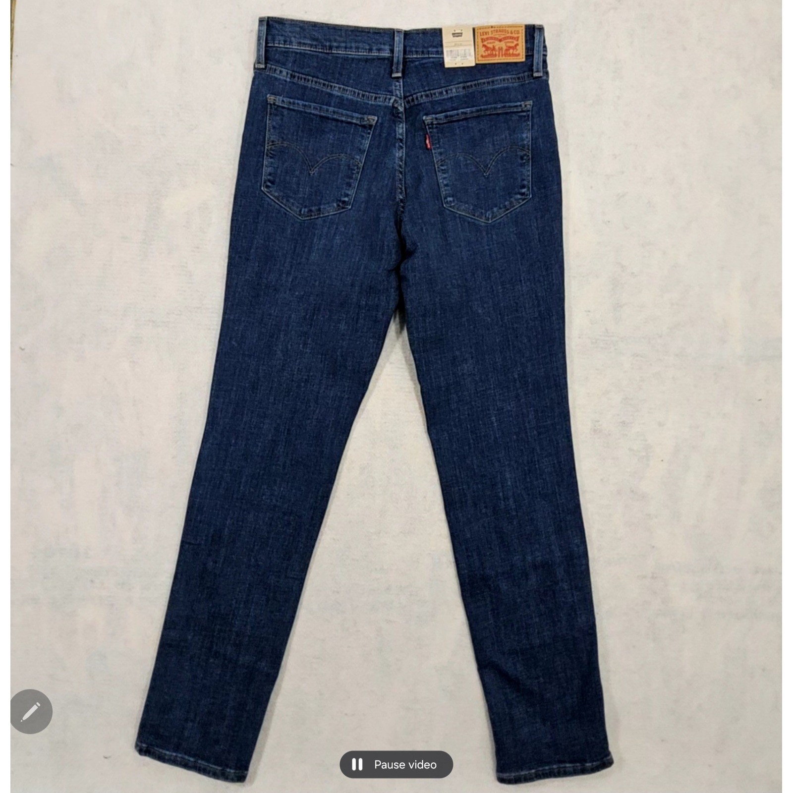 Levis 312 Shaping Jeans Womens 29 X 29 NEW Whisker Slim Leg Tapered Dark Blue