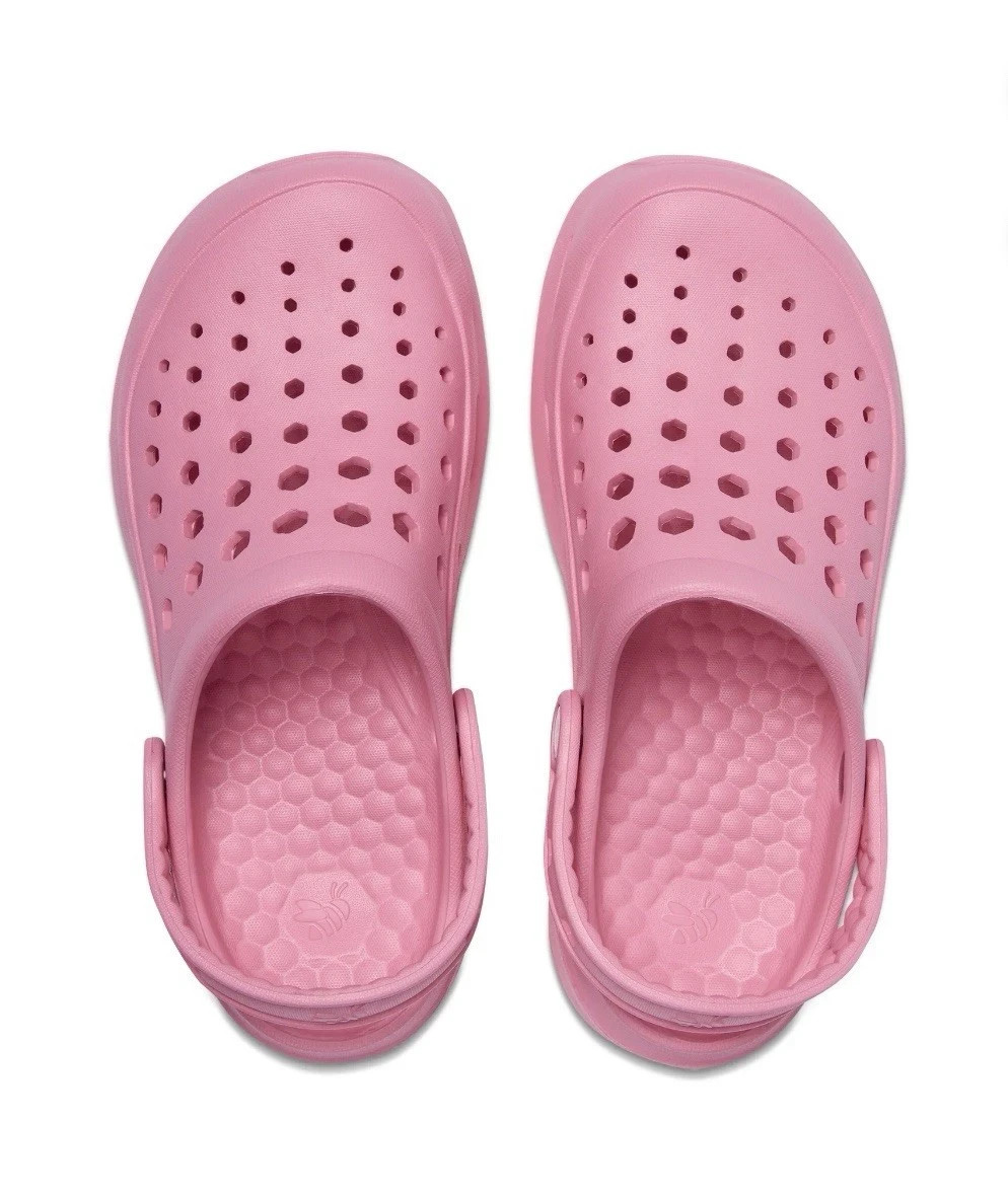 JOYBEES Unisex Size 7 Women/ 5 Men Active Clog Comfort Sandals • Pink