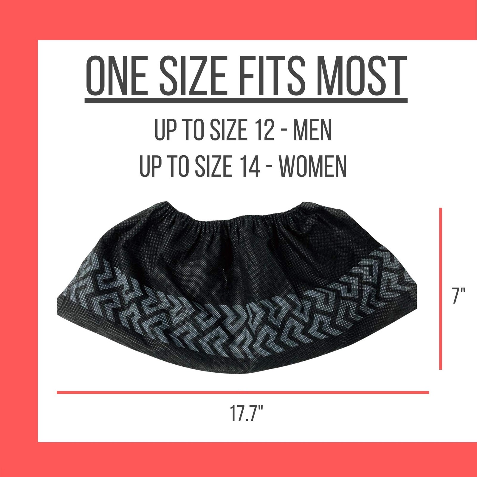 Shoe Covers – 100 Pack, X Large, Extra Thick With Non Skid Soles, Professiona…