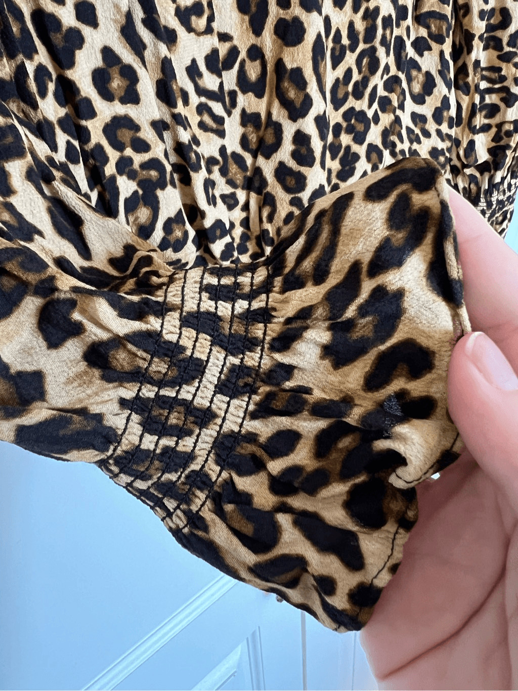 H&M Cheetah Print Blouse